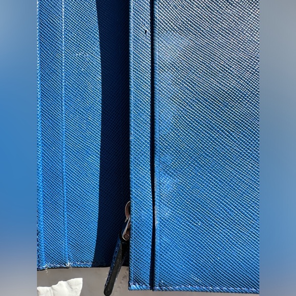 Blue Prada Bifold Wallet - Picture 13 of 16